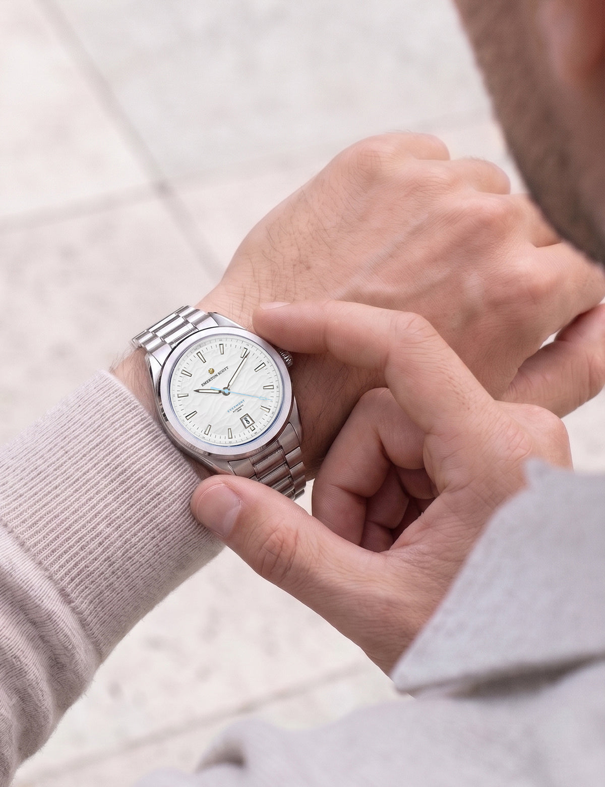 Evermont 38 (Gen²) Timepiece in Moonstone White