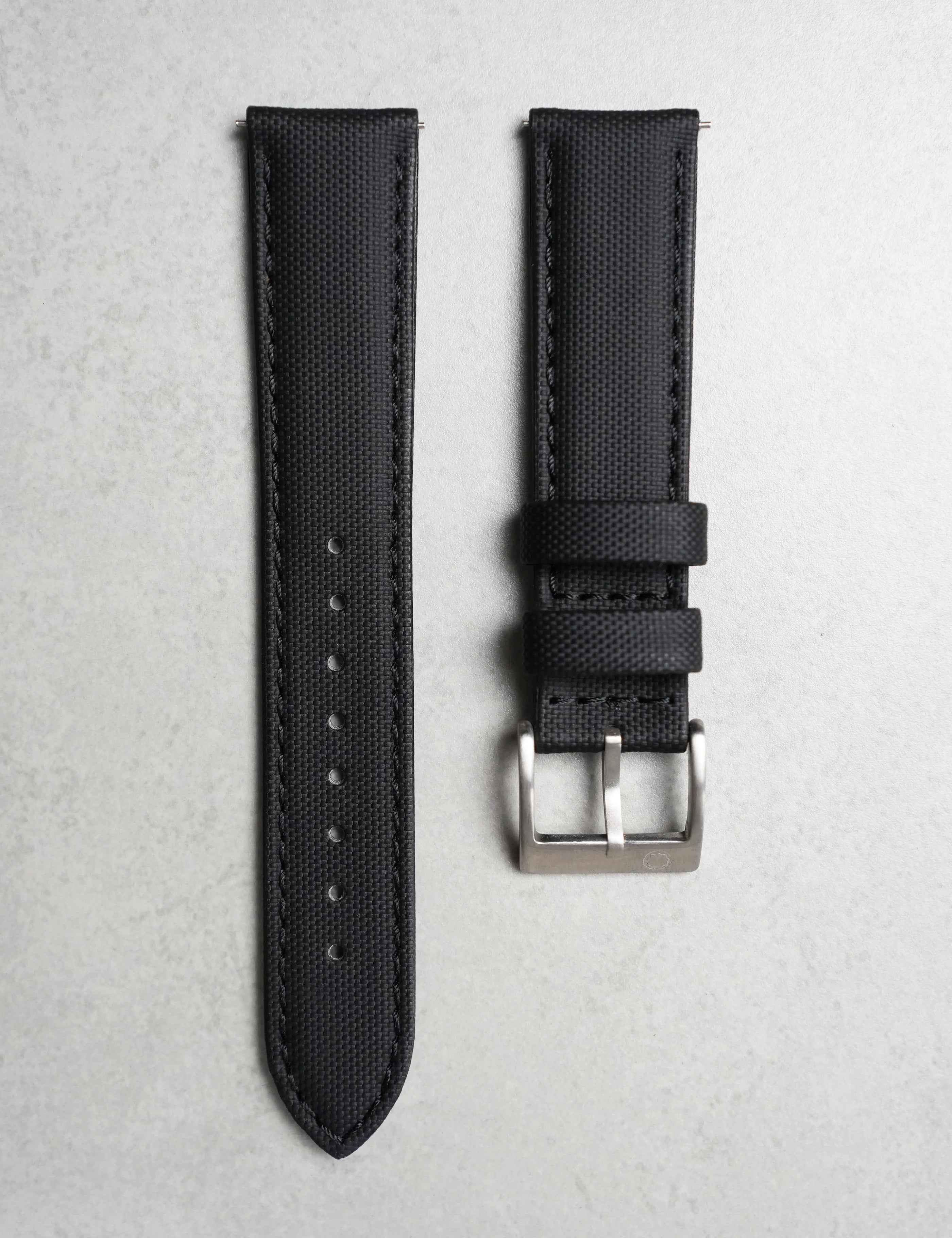 Helmway FKM Sailcloth Strap – Stealth Black
