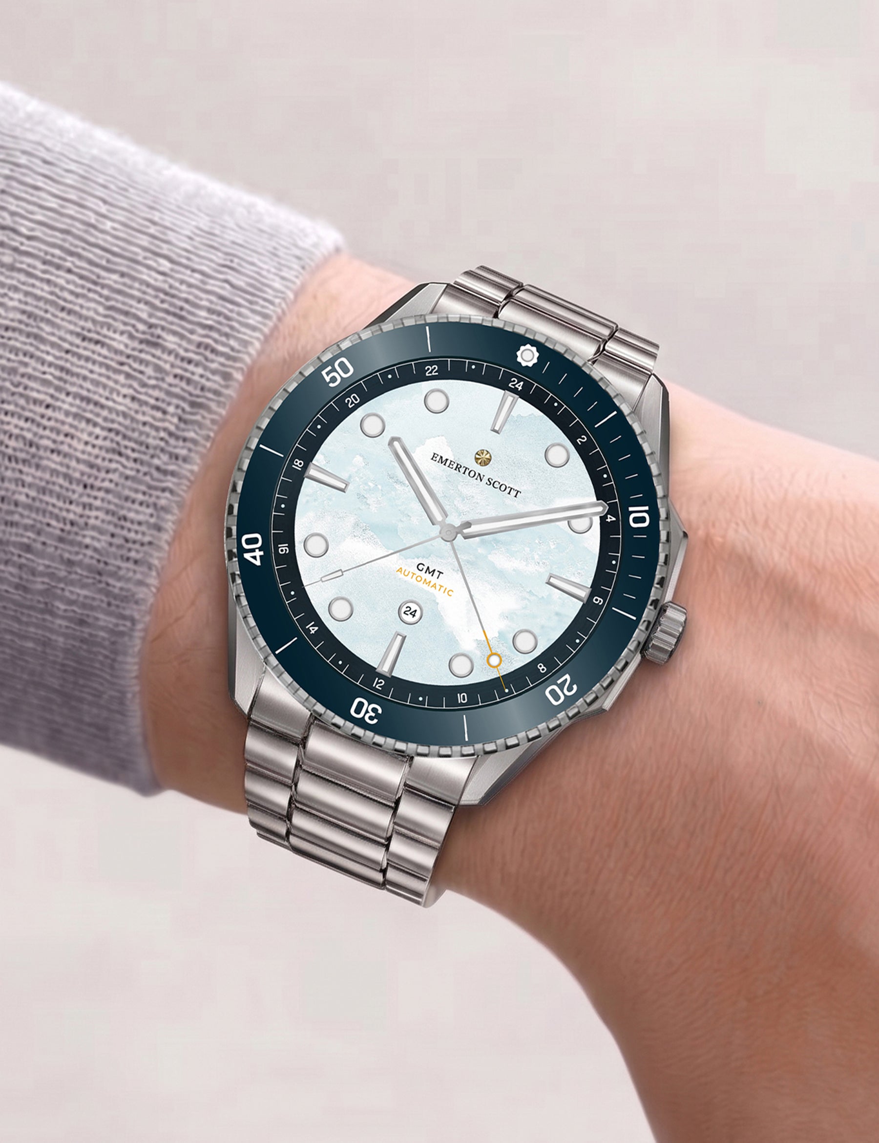 Masora GMT Timepiece in Auray White