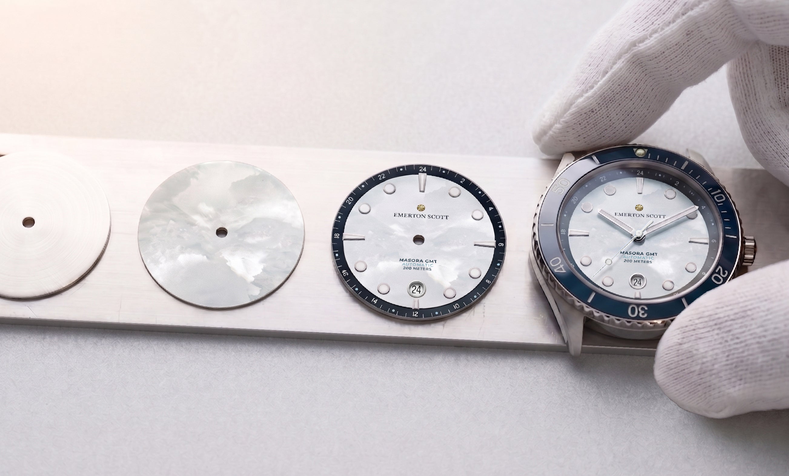 Creating our 'Ocean of Clouds' GMT Dial