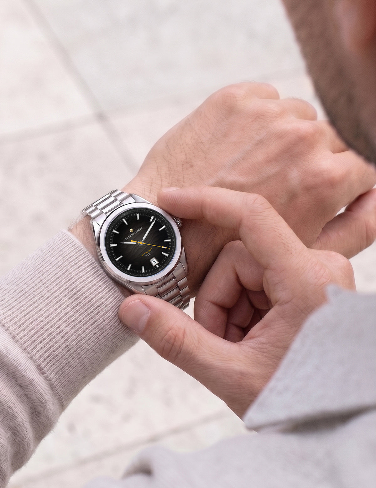 Evermont 38 (Gen²) Timepiece in Obsidian Black