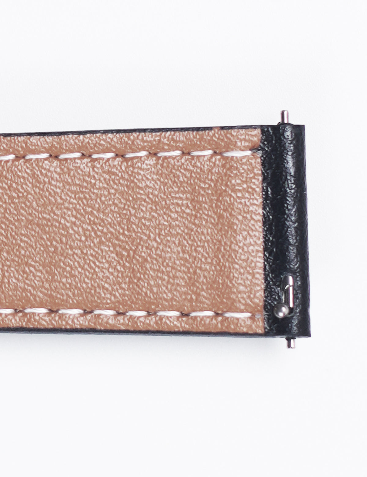 Mondaro Leather Strap – Noir Black