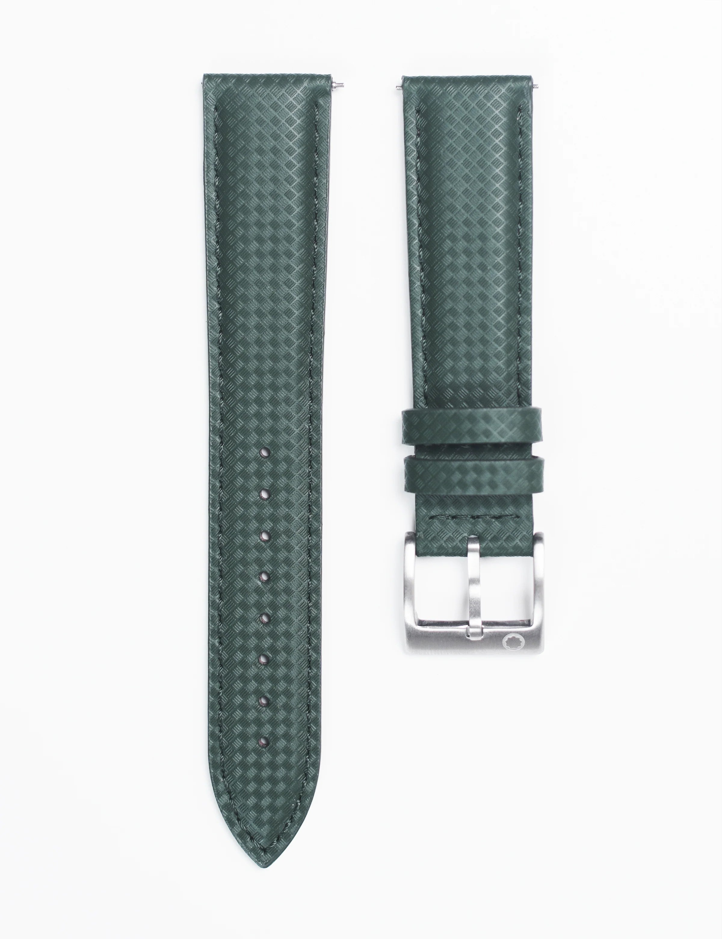 Braxon FKM Rubber Weave Strap – Verdant Green