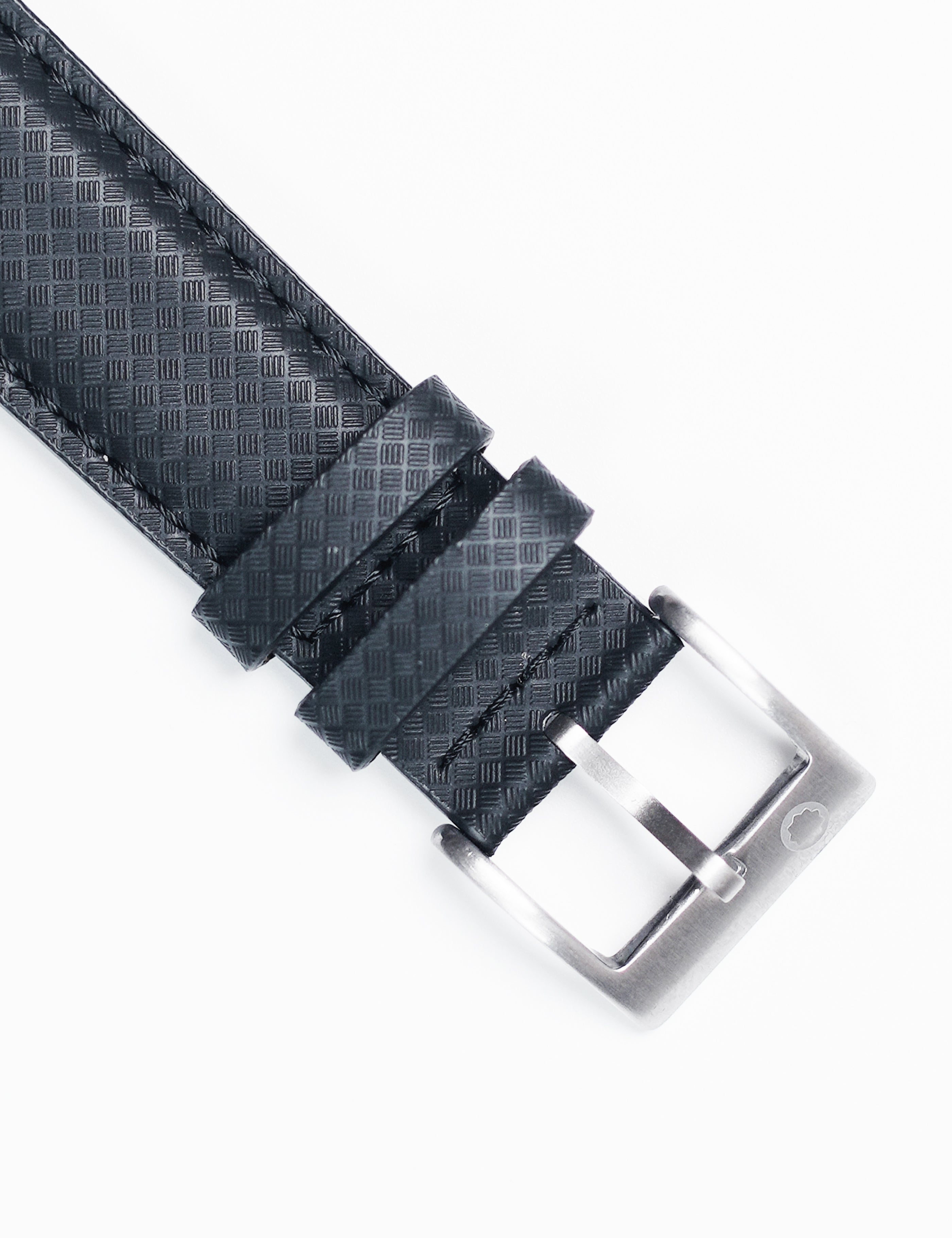 Braxon FKM Rubber Weave Strap – Stealth Black