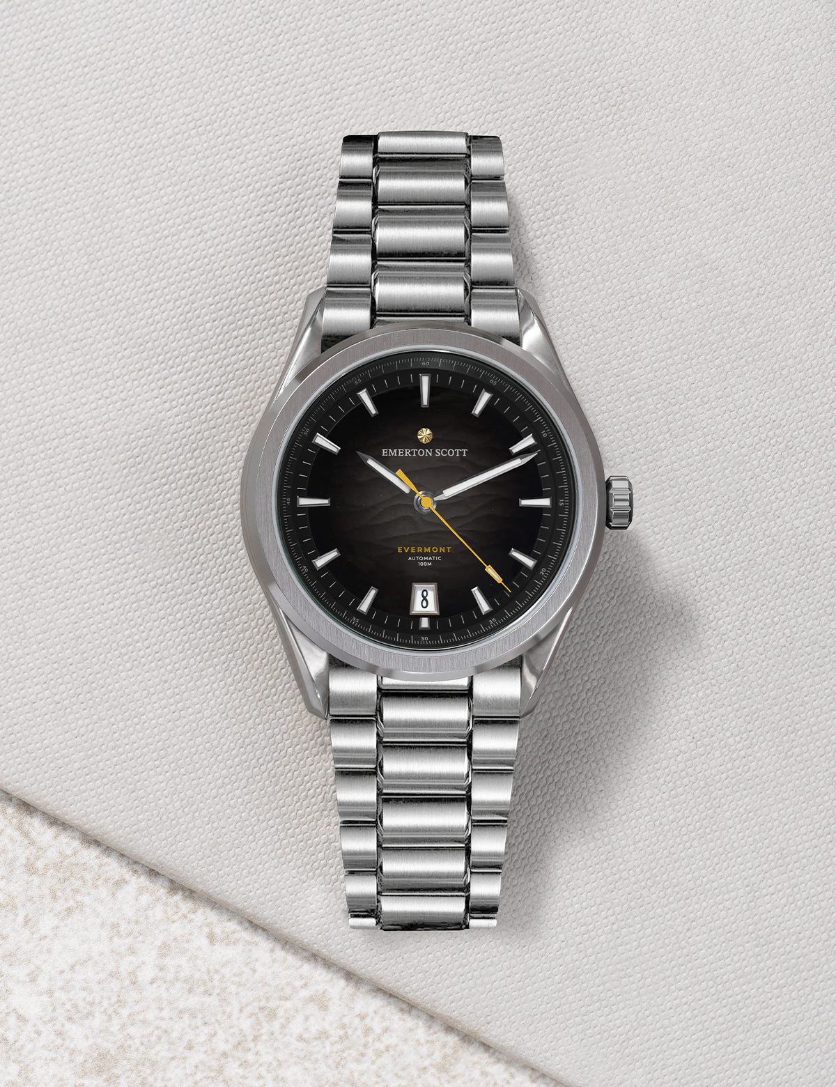 Evermont 38 (Gen²) Timepiece in Obsidian Black