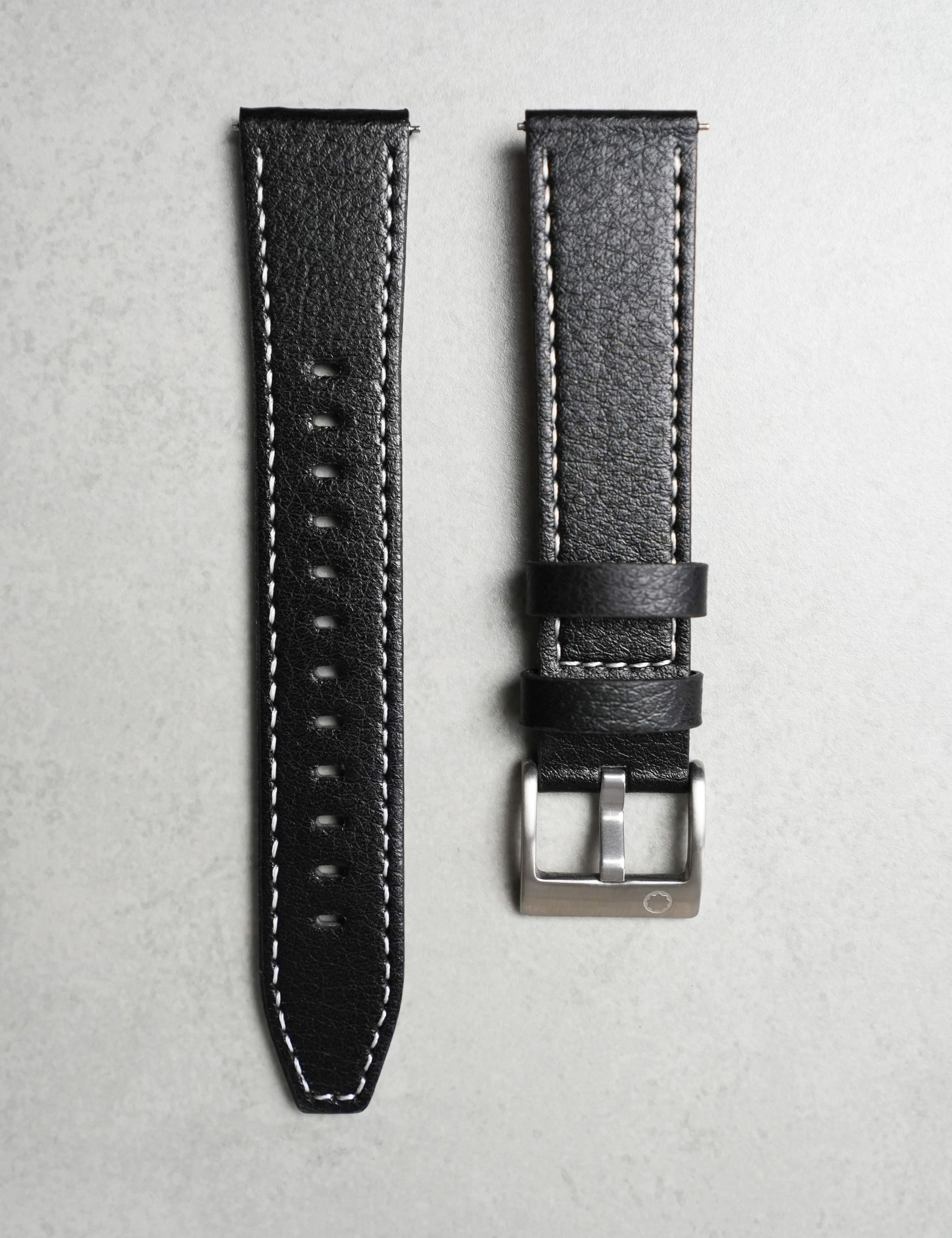 Modaro Leather Strap – Noir Black