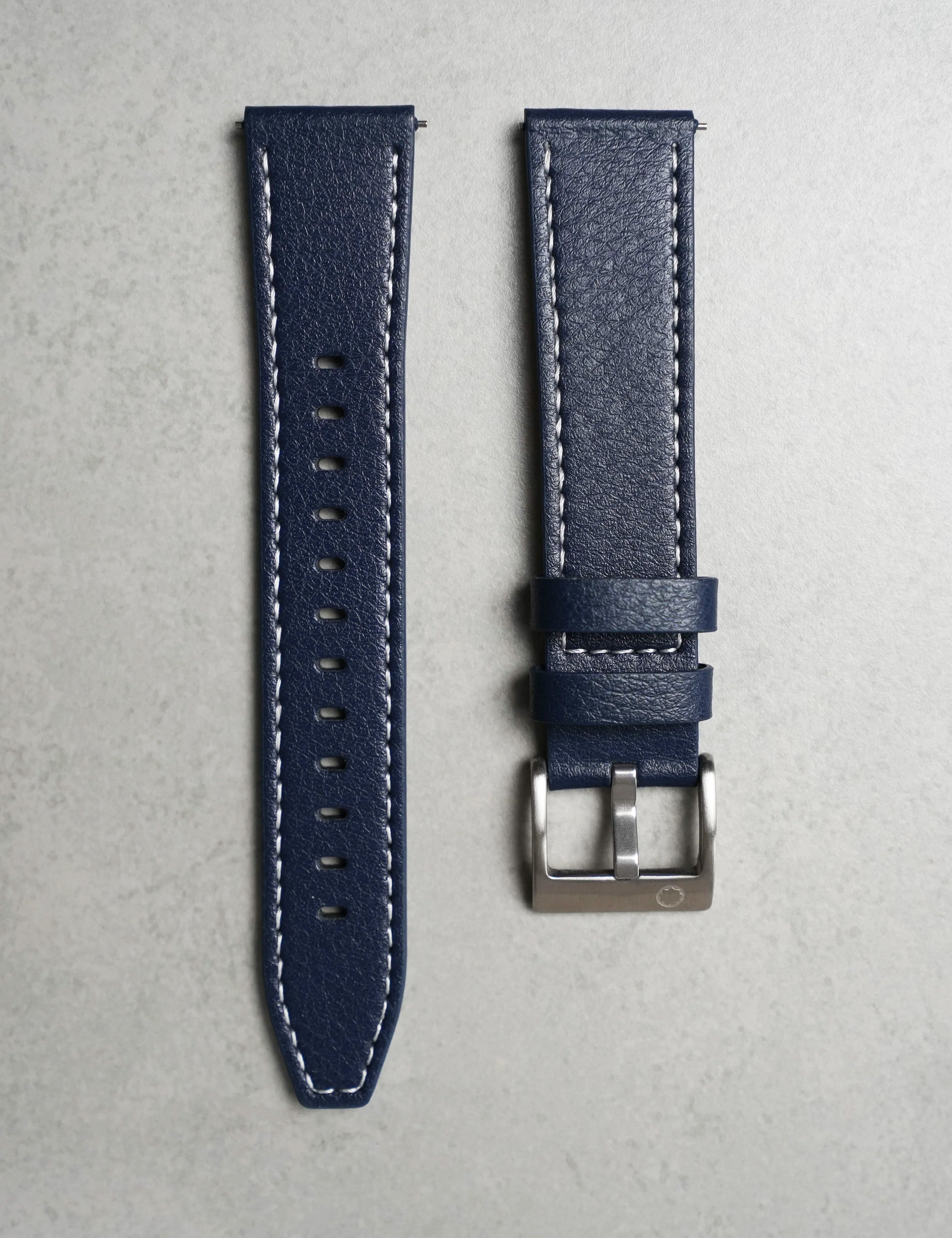 Modaro Leather Strap – Midnight Blue