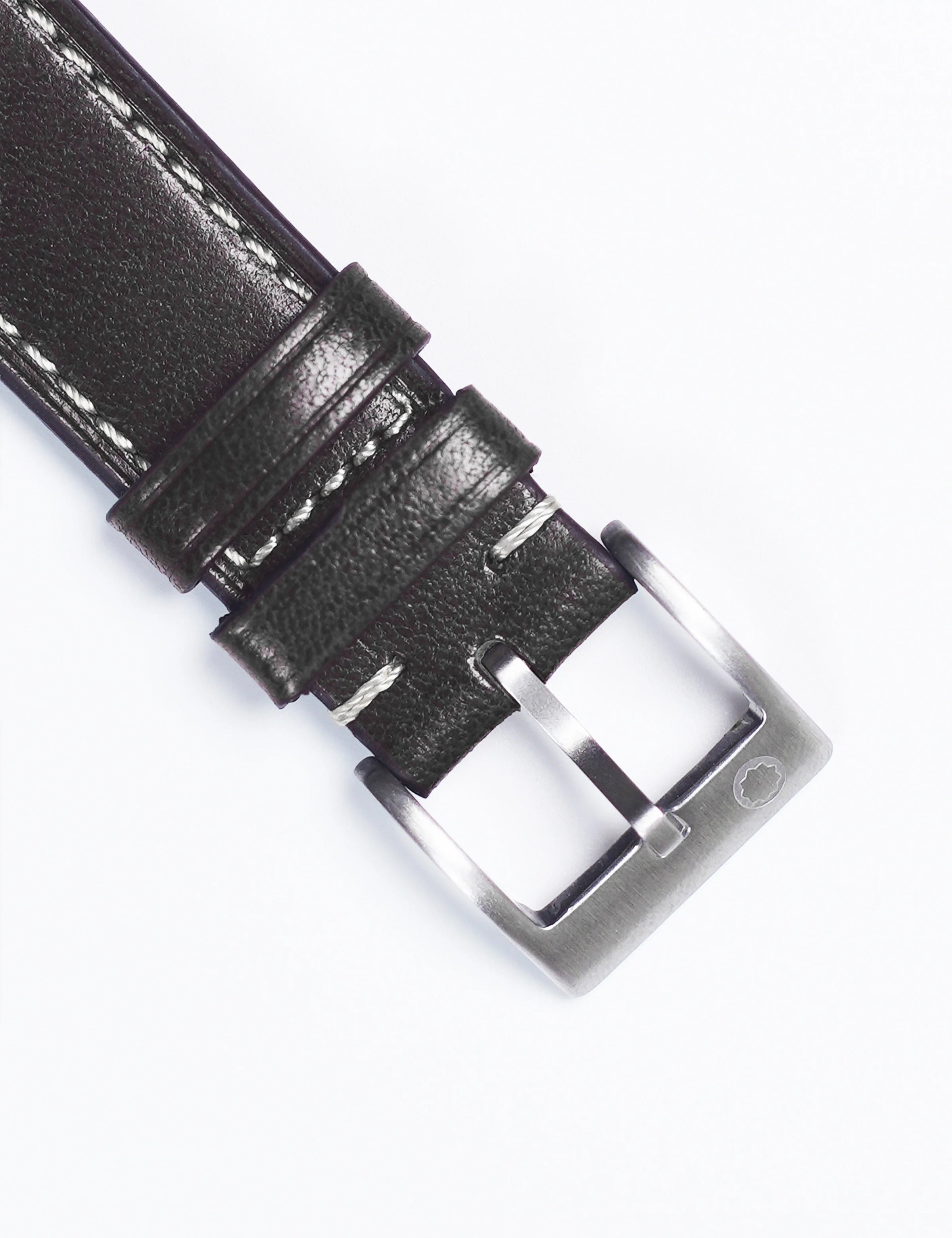 Branford Leather Strap – Noir Black