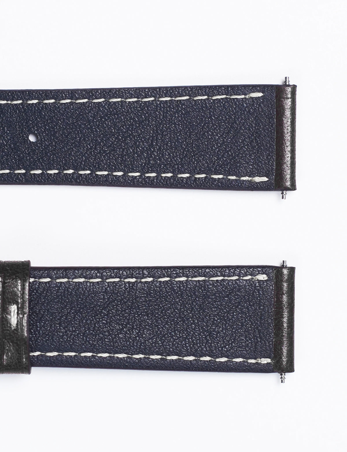 Branford Leather Strap – Noir Black