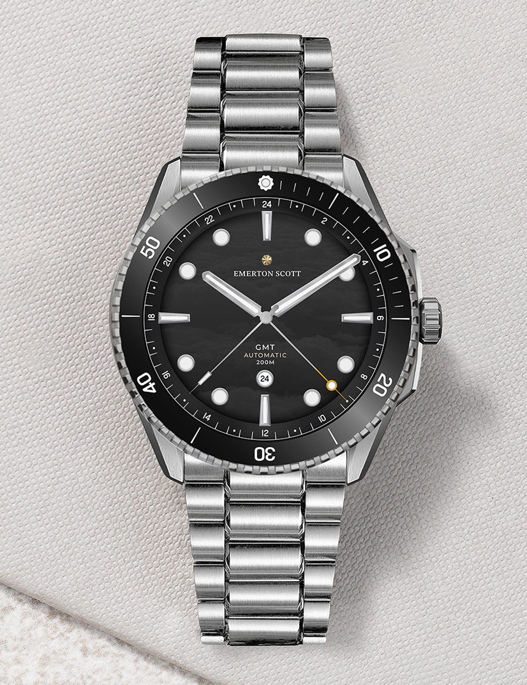 Masora GMT Timepiece in Eon Black