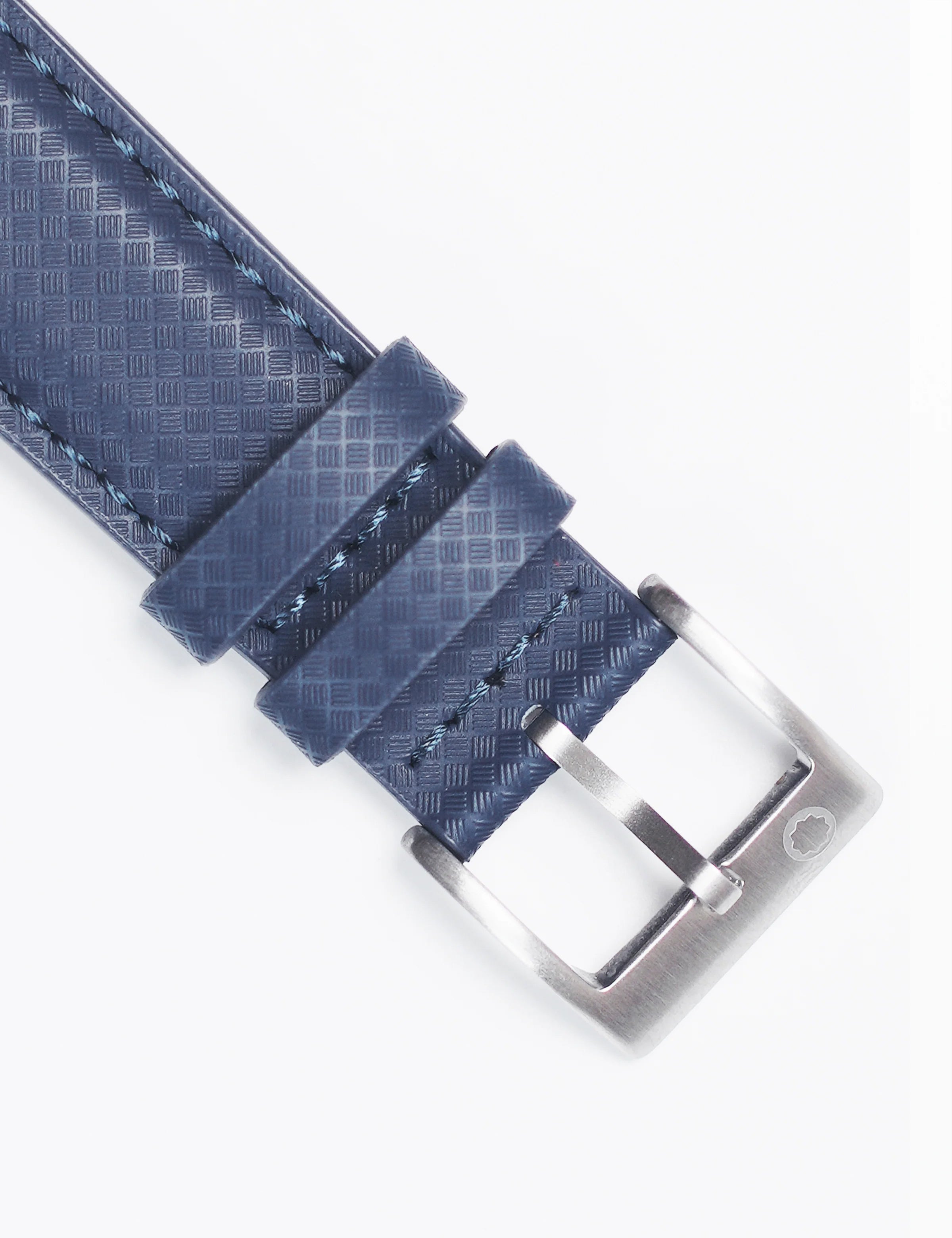 Braxon FKM Rubber Weave Strap – Abyss Blue