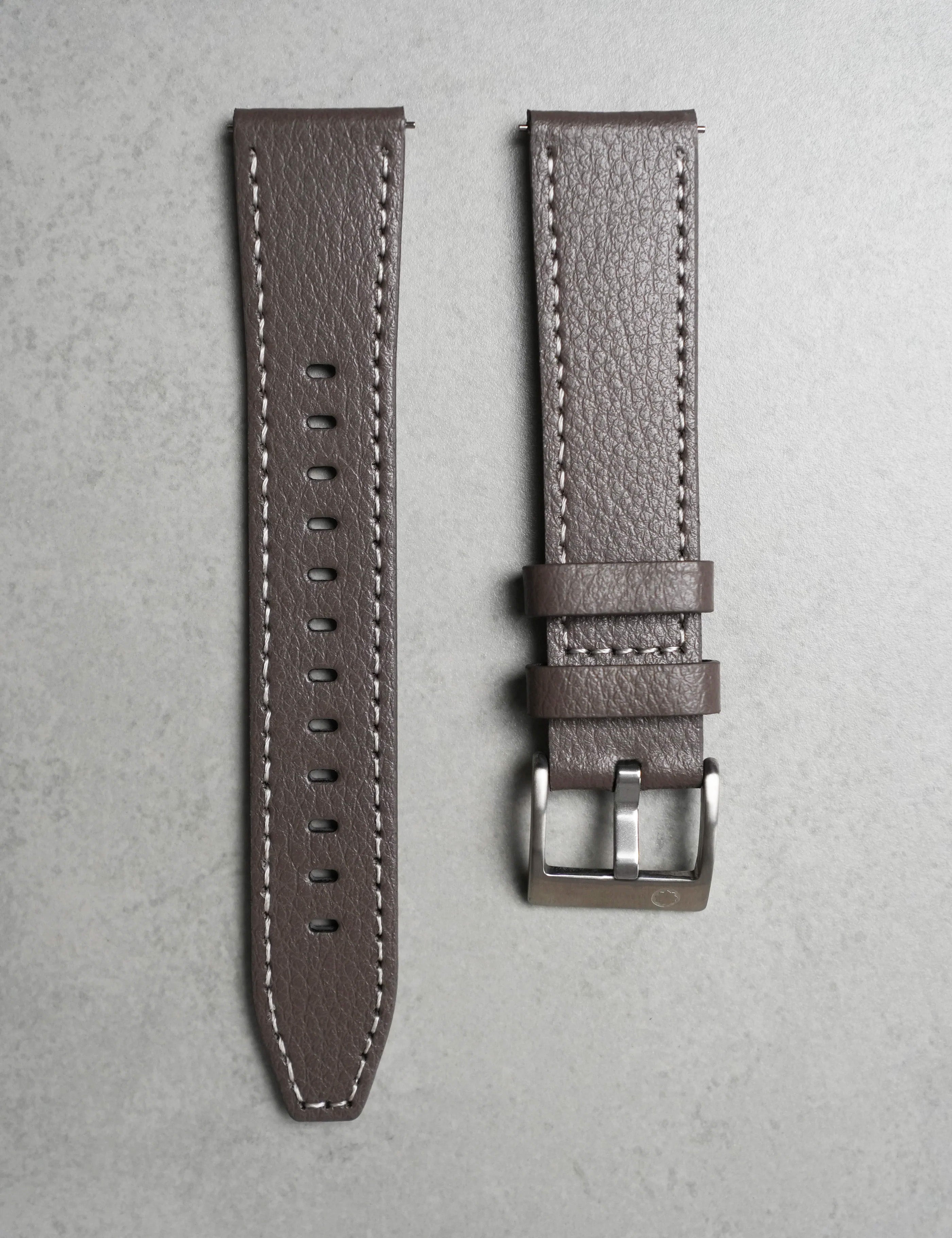 Modaro Leather Strap – Fallow Grey