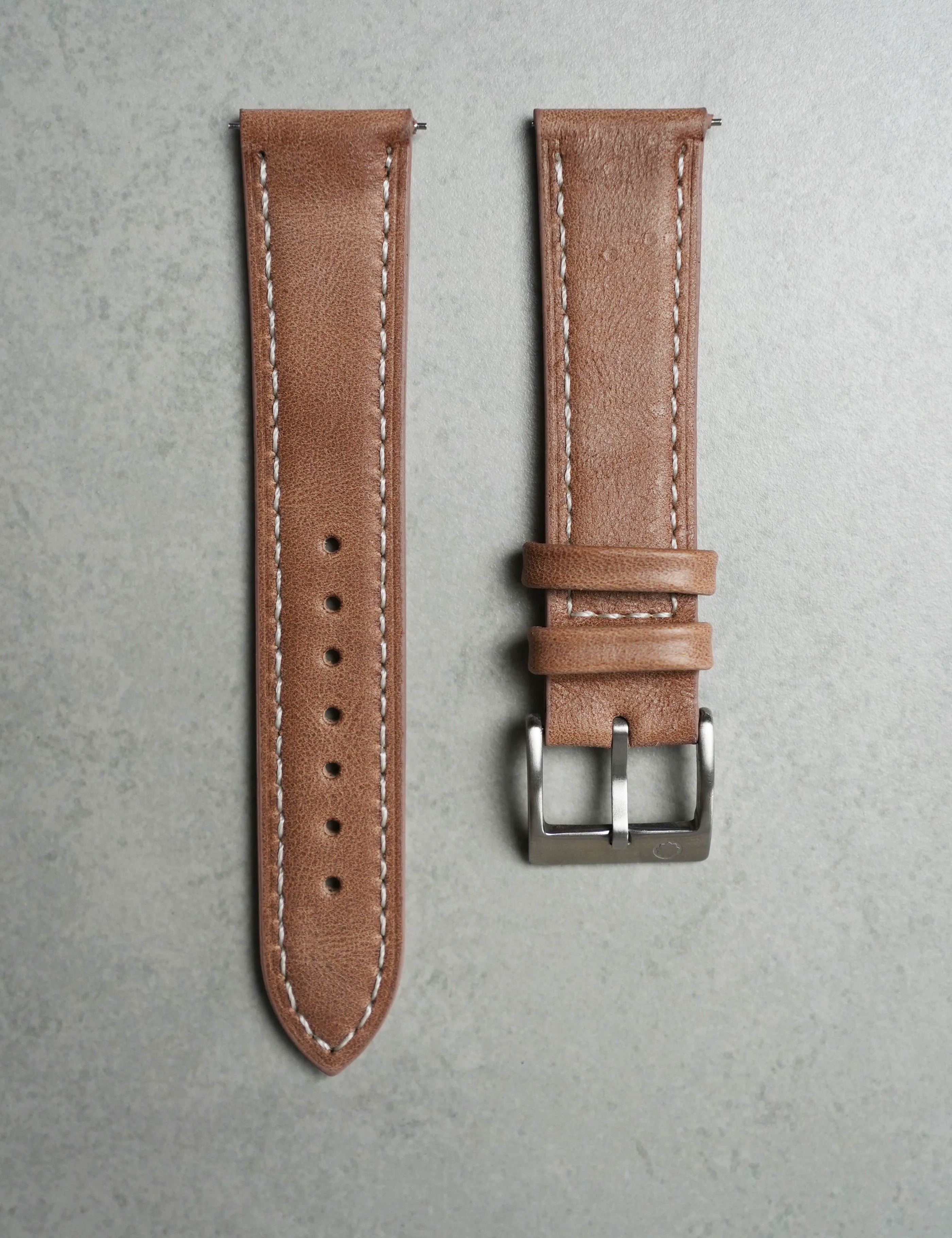 Kingsmere Leather Strap - Saddlewood Brown