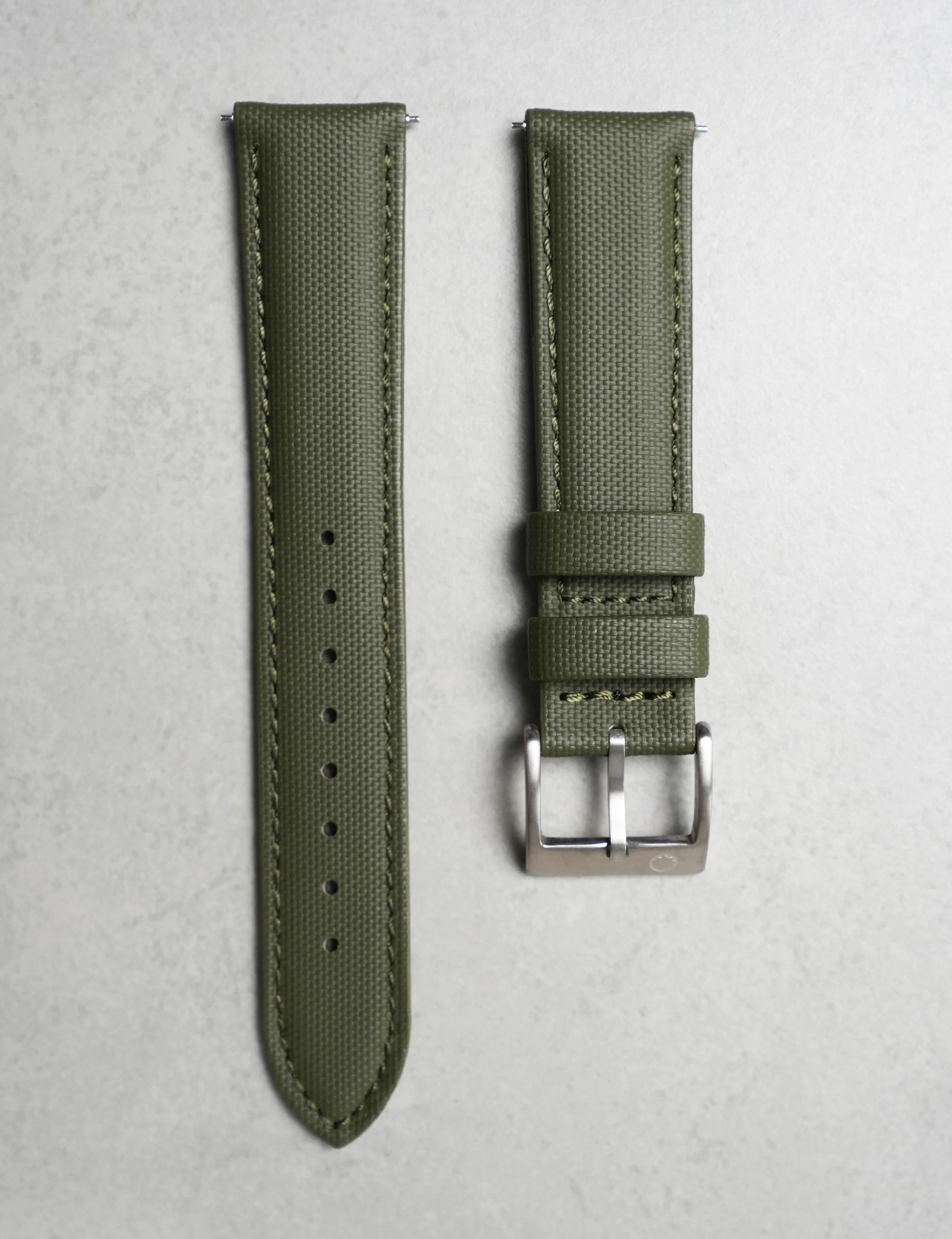 Helmway FKM Sailcloth Strap – Ashen Green