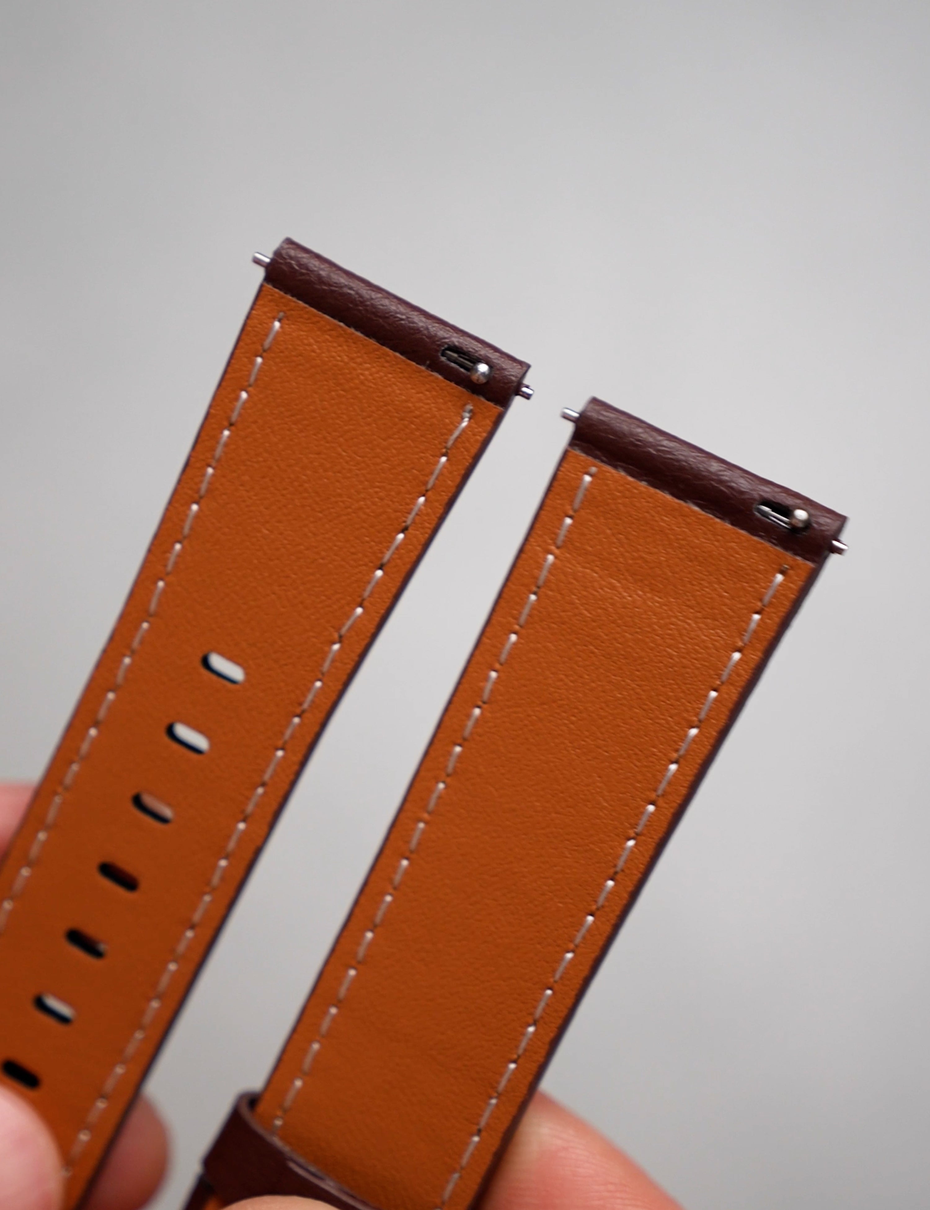 Modaro Leather Strap – Sienna Brown