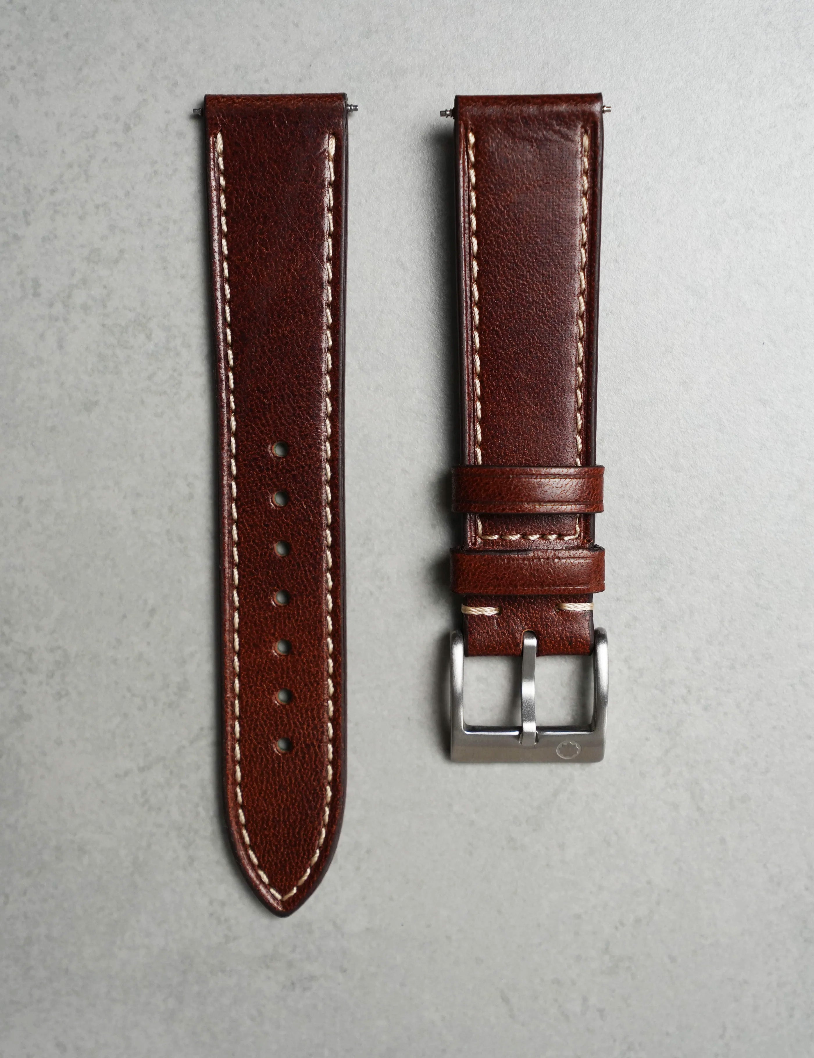Branford Leather Strap – Rosewood Brown