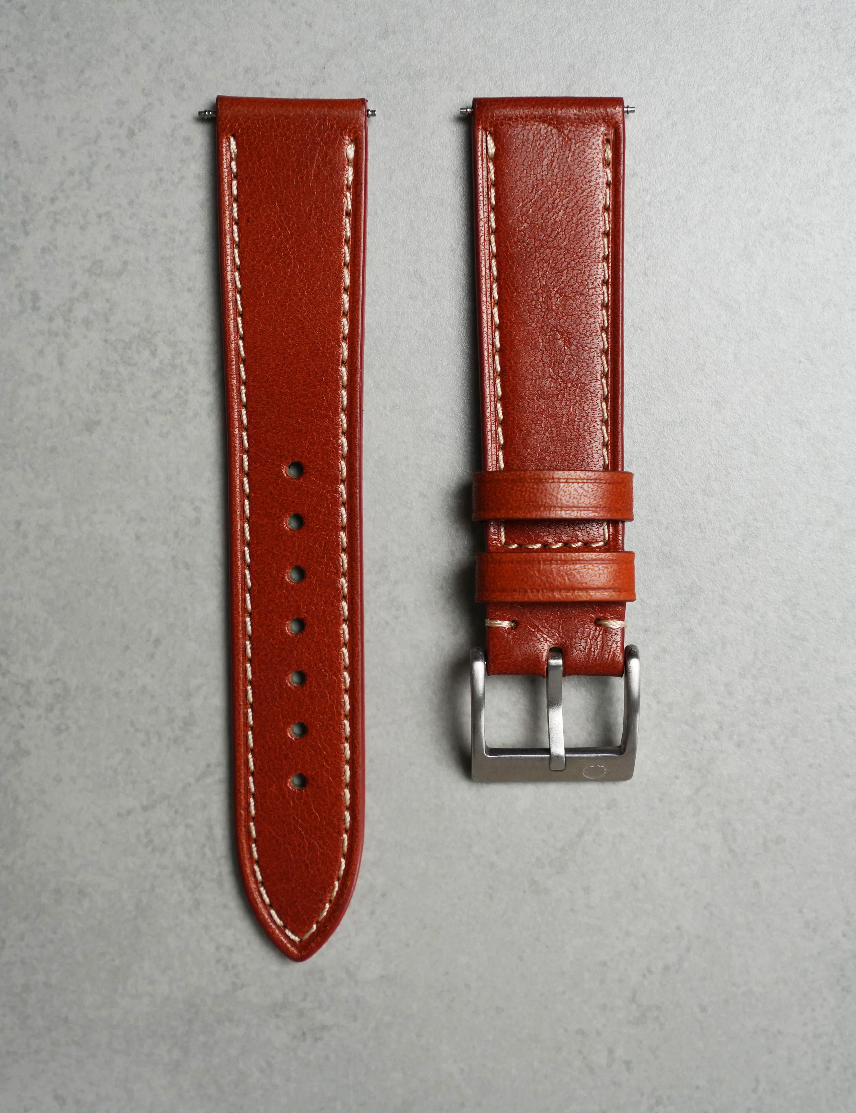 Branford Leather Strap – Maple Brown