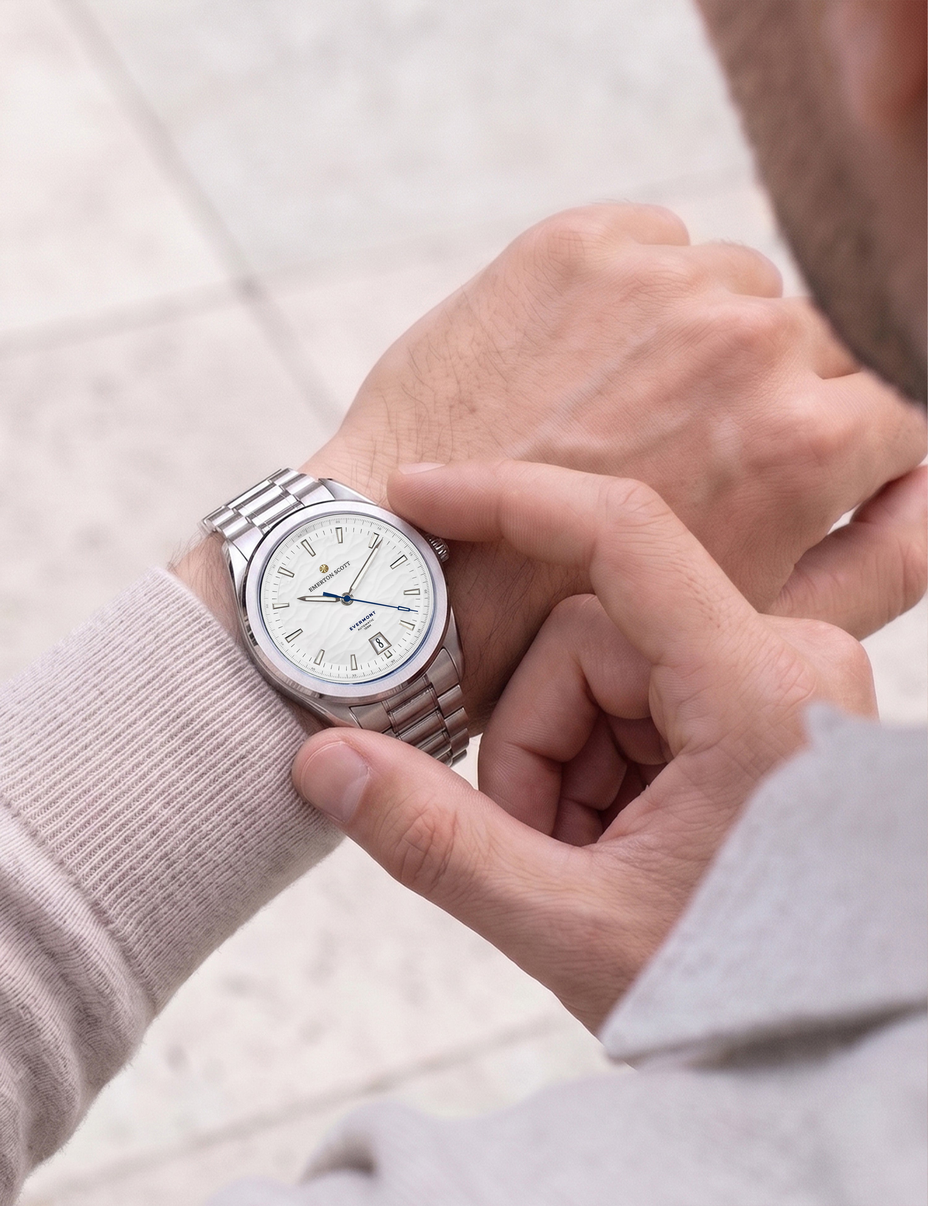 Evermont 38 (Gen²) Timepiece in Moonstone White